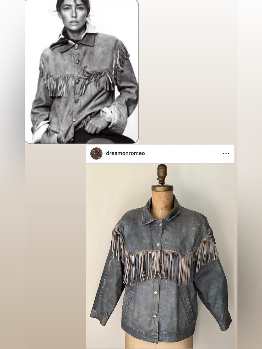 Rare Vintage 1960’s-1970’s Leather Fringe Jacket Rodeo Cowboy Cowgirl